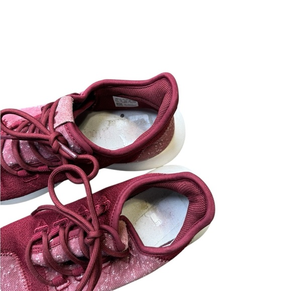 👟 Adidas Tubular Shadow Collegiate Burgundy Knit Sneakers Men’s 5.5 👟 - Picture 6 of 7
